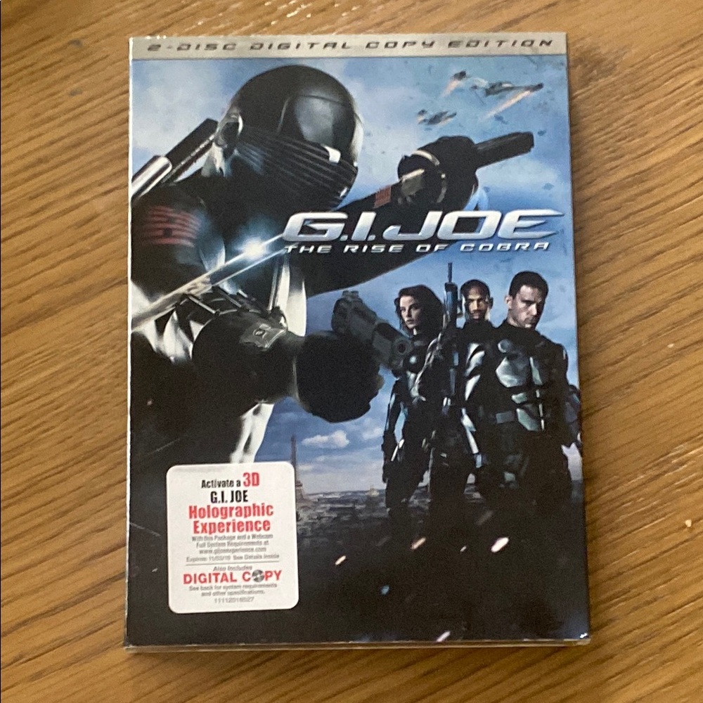 G.I. Joe: The Rise of Cobra Blu-ray - Black and Blue Edition Factory Sealed